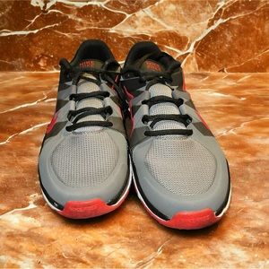 Nike Free run 5.0 size 12 black, red and gray
